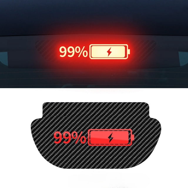 Car Brake Tail Light Decal Decoration Car Sticker Suitable for Tesla Model Y Accessories -