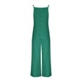 thumbnail image 4 of Fashion Jumpsuits for Women Tummy Control Summer Plus Size Casual Loose Printed Pockets Sleeveless Back Strap Jumpsuit, 4 of 5