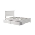 thumbnail image 2 of Max & Lily Full Size Bed Frame with Storage Drawers, Solid Wood Platform Bed for Kids, 2 of 10