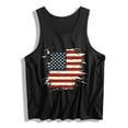 thumbnail image 6 of Men's 4th of July Patriotic Tank Tops – Sleeveless Graphic Muscle Shirts, USA Flag Comfy Cotton Summer 2025 Gym & Casual Wear, 6 of 8