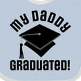 thumbnail image 4 of Inktastic My Daddy Graduated College Graduate Boys or Girls Baby Bib, 4 of 4