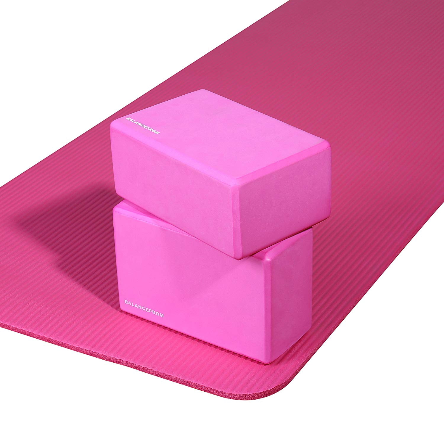 BalanceFrom 1/2-Inch Yoga Mat, Pink