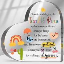 Inspirational Quote Gifts, Teacher Appreciation Office Decor Gifts, Thank You Gifts for Teacher Mentor, Gifts for Teaching Assistant, Cute Motivational Office Desk Decor