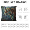 thumbnail image 5 of Orinice Tiger Forest Light Graphic Decorative Cushion Cover for Home Couch Living Room Bed Sofa - Printed on Both Sides, Zipper Closure, 1PC 18x18in, 5 of 5