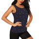 thumbnail image 2 of Fotbe Copper-Gold Gloss Outline Rose1 Blusas Sin Mangas para Mujer – Estilo Casual, Corte Suelto, Slim-Fit, Cuello Redondo Deportivo, Tops de Verano para Gimnasio y Yoga-X-Large, 2 of 7