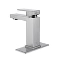 thumbnail image 6 of ANGELES HOME Deck Mounted Bathroom Faucet with Single Handle, Bathtub Basin Vanity Sink Faucet, Solid Brass Bathroom Faucet, Drain Assembly, Rough-in Valve Included, Modern, 6 of 9