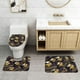 thumbnail image 2 of Juego de 3 alfombras de baño del equipo Vikings, alfombra antideslizante para baño, 24 x 16 pulgadas, 2 of 7
