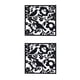 thumbnail image 2 of Toystoory 4x Panel divisor de habitación DIY, fácil de montar, pantallas divisorias colgantes ligeras, duraderas y modernas, gráfico de Gráfico del pájaro negro 2Conjunto, 2 of 6