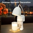 thumbnail image 6 of Niulife Candle Warmer Lamp with Timer, Dimmable Candle Warming Lamp with 2 Bulbs for All Jar Candles Wax Melting, Astronaut Desk Lamps Home Cute Decor Christmas Birthday Gifts, 6 of 7