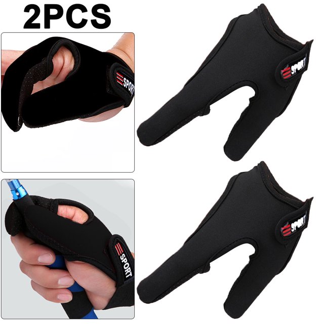 Guantes de Pesca Protectores Hugtrwg Dos Dedos Anticortes 2 Uds.