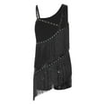 thumbnail image 7 of iiniim Kids Girls Shiny Tassel Latin Dance Sleeveless Salsa Tango Jazz Samba Ballroom Fringe Dress Black 16, 7 of 7