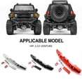 thumbnail image 3 of QualitChoice Front And Rear Bumper For VENTURE Crawler Rc Front And Rear Bumper Aluminum Alloy Wear-resistant RC Car Accessories Silver, 3 of 6