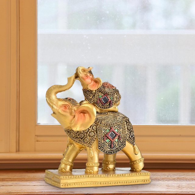 Estatua de , figuras de , esculturas de animales de resina, Feng Shui para mesa, mesita de noche, sala de estar, fiesta, inauguración