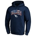 thumbnail image 2 of Men's Navy Arizona Cardinals Banner Wave Fitted Pullover Hoodie, 2 of 3