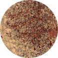 thumbnail image 1 of Ahgly Company Indoor Round Oriental Brown Industrial Area Rugs, 6' Round, 1 of 4