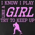 thumbnail image 3 of CafePress - Hockey Like A Girl Long Sleeve T Shirt - Women's Long Sleeve Graphic Tee Casual Fit, 3 of 4