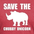 thumbnail image 3 of CafePress - Chubby Unicorn Rhino - Mens Tri-blend T-Shirt, 3 of 4