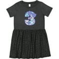 thumbnail image 3 of Inktastic 3rd Birthday Mermaid 3 Year Old Girl Girls Toddler Dress, 3 of 5