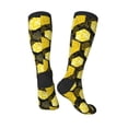 thumbnail image 4 of Daiia Sports Socks Geometric Pattern with Bee Printed Novelty Crew Socks for Men Women Knee High Socks Cotton Socks Soft & Breathable Support Unisex Socks, 4 of 9