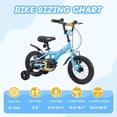 thumbnail image 2 of Ktaxon Kids Bike for Ages 2-5 Years Old, 12 Inches Kid's Bikes with Training Wheels, Children Bicycle for Boys Girls, Easy to Assemble, Learning to Ride, Blue, 2 of 9