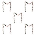 thumbnail image 3 of Maytalsory Romantic Atmosphere With Simulated Flower Vines For Restaurants Etc Light Pink+Deep Pink 45 roses 5Set, 3 of 6