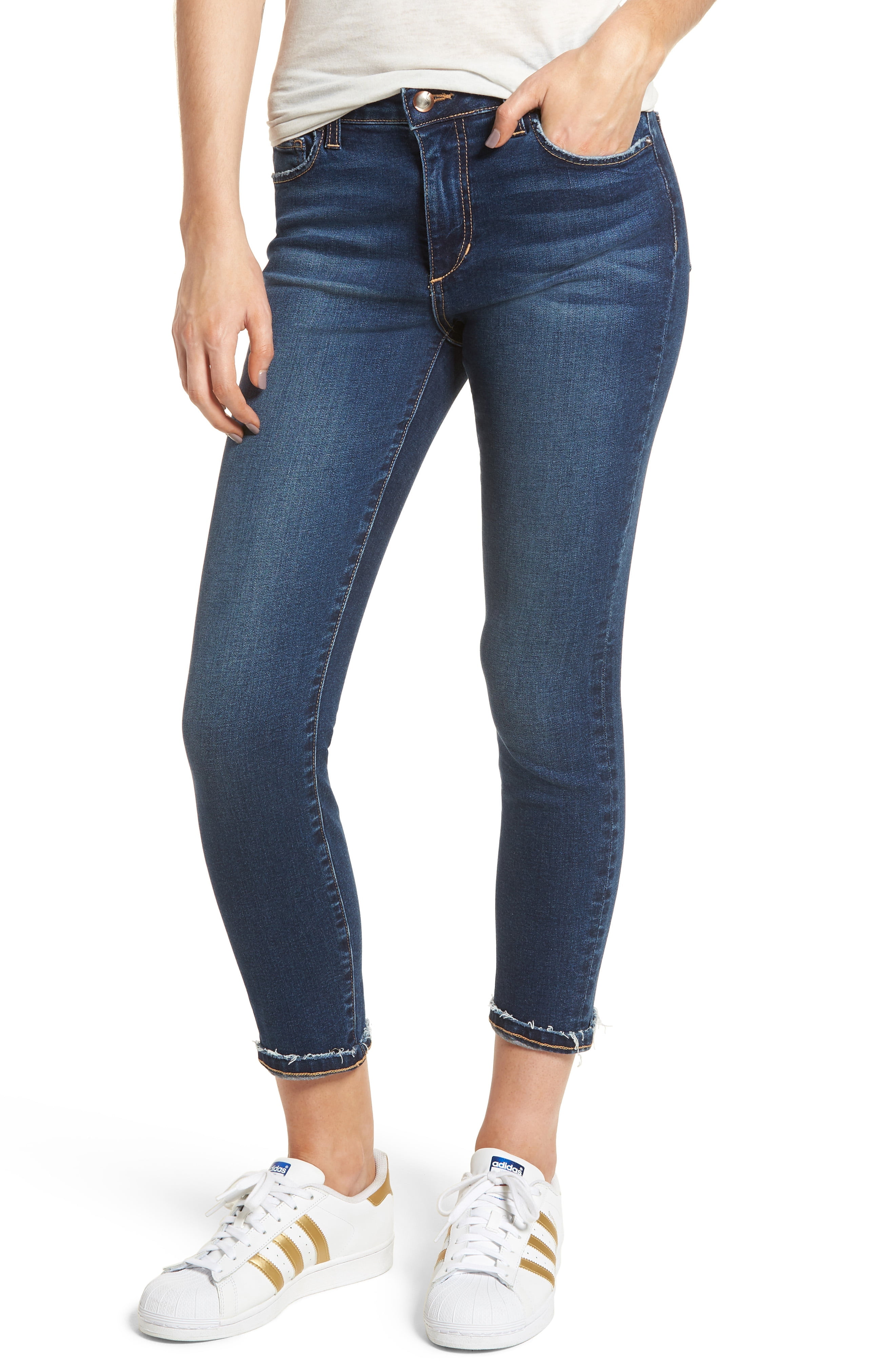 Womens Jeans Mid-Rise Skinny Crop Stretch 29 - Walmart.com - Walmart.com