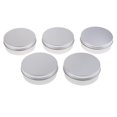 thumbnail image 1 of 5 piezas de aluminio bálsamo labial recipientes de caja de cera de 120ML Zulema Olla cosmética de aluminio, 1 of 8