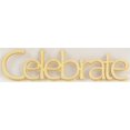 thumbnail image 2 of 1 Pc, 9" X 2" Bold & Unfinished Welded Word Celebrate For Home & Events Decor, 2 of 3