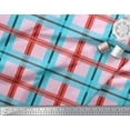 thumbnail image 3 of Soimoi Silk Fabric Check Check Print Fabric by Yard 42 Inch Wide, 3 of 3
