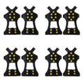 thumbnail image 1 of Clavos para zapatos Crampones de escalada de 10 espárragos Equipo de supervivencia antideslizante con clavos (S), 1 of 6