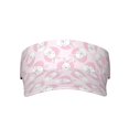 thumbnail image 2 of Kdxio Cute Rabbit Print Sun Visor Hat Golf Visor Adjustable Velcro Outdoor Sports Cap for Men Women, 2 of 7