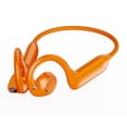 thumbnail image 2 of Open-Ear Bluetooth Headphones with 8MP Camera 1080P Recording Translation Sports Wireless Earbuds for Fitness Travel(Orange), 2 of 6