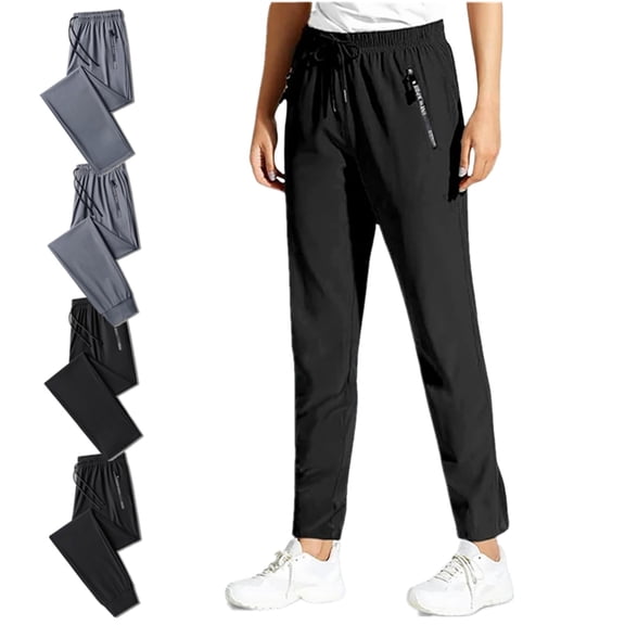 Nestiefly Comfy Pants for Women Stretch Active - Women's Ultra Stretch Ice Silk Comfort Casual Pants 2026 Dark Gray M