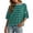 0624liGreen, variant on Wang6 Womens Loose Fit Graphic T Shirts Trendy Summer Short Sleeve Drop Shoulders Tops Ladies Causal Striped Printed Tees Shirts 0624liYellow XL