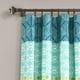 thumbnail image 2 of Par de 52 Pulgadas de Ancho x 84 Pulgadas de Largo, Azul y Verde, Cortinas filtrantes de luz para recámara, Cortinas Bohemias, decoración, 2 of 7