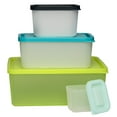 thumbnail image 5 of Bentology Snack Buddies - Mini Bento Snack Lunch Box w 4 Portion Control Meal Containers and Lids - BPA, PVC Free, Food Safe – On-the-Go Lunchbox - Lime, 5 of 5