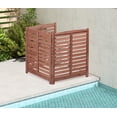 thumbnail image 2 of MEDERLO 3-Panel Outdoor Air Conditioner Fence Screen, Outside Wood Privacy Fence, 32" W x 38" H, 2 of 9