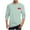 Green, variant on Maean Men Valentine's Day Shirts Long Sleeve Basic Tee Heart Ptinted Crewneck Comfy Loose Tshirts