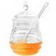 thumbnail image 2 of Honey Jar Clear PS Honey Storage Pot con tapa de cazo Juego de contenedores de jarabe de cocina Suministros para el hogar Inevent HA004781-00, 2 of 2