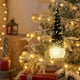 thumbnail image 2 of Falda Del Árbol de Navidad, Ornamento de Gnomo con Luz Led Blanca Cálida Operada Por Batería, Decoración de Muñeca Santa Colgando para Escaleras de Chimenea de la Fiesta Del Hogar, Decoraciones Del Ár, 2 of 7