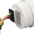 thumbnail image 3 of Jauge de trim de bateau 52 mm en acier inoxydable DC9 à 32 V UP DN pour yachts, cadran blanc avec cadre argenté, 3 of 4