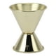 thumbnail image 4 of Jigger para cócteles de doble cara de acero inoxidable para barra, taza medidora de chupitos para fiestas en casa, chapado en oro, 4 of 10