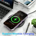 thumbnail image 2 of Allytechgroup Magnetic Case for iPhone 16 Plus, Screen & Camera Defense Support Wireless Charging Slim Fit for Women Girls Shockproof Protective Back Cover for iPhone 16 Plus, E, 2 of 7