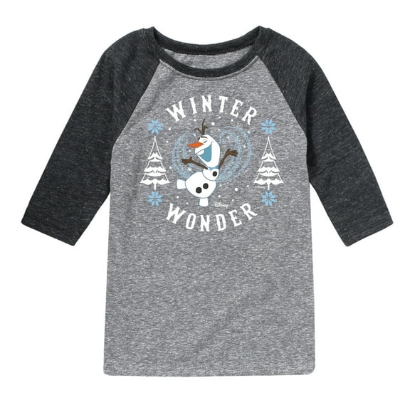 Frozen 2 - Winter Wonder - Toddler And Youth Raglan Graphic T-Shirt