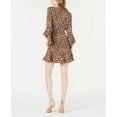 thumbnail image 3 of Bar Iii Womens Bell Sleeve Flounce Dress, 3 of 7