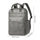 thumbnail image 3 of Mochila multifuncional de moda para mujer, de gran capacidad, material de PU impermeable, textura suave y diseño elegante para trabajo y escuela., 3 of 6