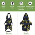 thumbnail image 4 of Yiaed Avocado Print Dog Hoodie Security Pet Dog Costume Pets Dog Hoodie Sweatshirt with Pocket for Small Dogs-X-Small, 4 of 5