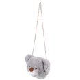 thumbnail image 4 of Miangastore Faux Rabbit Fur Shoulder Bag Light Grey 1Set 12.58x9.43x5.89in, 4 of 8