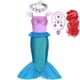 thumbnail image 5 of Mermaid Dress for Girl Ariel Prom Princess Costumes Cosplay Dress for Kids Girls Birthday Party Dress Up Gown Halloween Clothing, 5 of 5