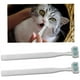 thumbnail image 4 of Cepillo de dientes de 2 caras para perros y gatos con cerdas suaves, kit de herramientas de limpieza adecuado para perros y gatos, juego de 4 piezas, 4 of 5